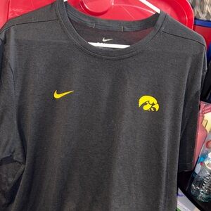 Nike Charcoal and Yellow Graphic Tee